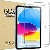 ProCase 2 Pack Screen Protector for iPad A16 2025 11th/10th 2022 Generation (11-inch/10.9), Tempered Glass Film Guard -Clear