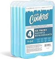 Cool Coolers by Fit + Fresh Slim Compact Reusable XL Ice Pack, Perfect for Lunch Boxes, Coolers, and Beach Bags