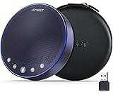 EMEET M3 会議用マイクスピーカー Bluetoothスピーカーフォン 360˚全方向集音 高感度マイク ハウリング抑制・ノイズのキャンセリング 18h連続双方向通話 LED指示 Bluetooth USBアダプタ付属 最大12人 連結機能付き ウェブ会議/テレワーク/オンライン教育用 Skype/Zoom/Facetimeなどの通話アプリ対応