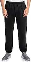 Fruit of the Loom Eversoft Fleece Elastic Bottom Sweatpants with Pockets, Relaxed Fit, Moisture Wicking, Breathable