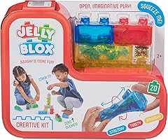 Goliath Jelly Blox Creative Kit | Includes 20 Blocks | Toddler & Preschool Building Blocks Kids Can Squeeze, Stretch,...