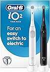 ORAL-B IO SERIES 2 RECHARGEABLE TOOTHBRUSH, BLACK & WHITE 2 COUNTS