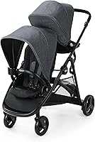 Graco Ready2Grow 2.0 Double Stroller Features Bench Seat and Standing Platform Options, Rafa