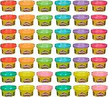 Play Doh Bulk Handout 42-Pack of 1-Ounce Modeling Compound Cans, Back to School Gifts, Prizes, & Party Favors, Kids Arts...