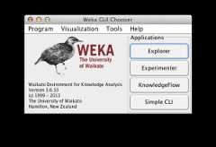 Weka GUI Chooser