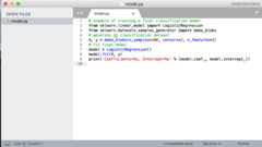 Example of a Machine Learning Text Editor