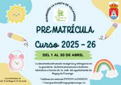 Prematricula guardería «La Casita de Villaverde» Curso 2025-26
