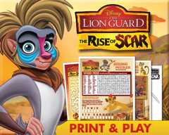 the lion guard rise of scar activity sheets