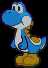 A Light Blue Yoshi in Paper Mario.