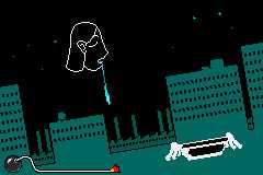 WarioWare: Twisted! game screenshot: A screenshot of the microgame Spitfall