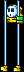 Shy Guy on Stilts sprite from Yoshi's Island DS