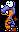 Sprite of Rex from Super Mario World