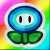 The Flashy Ice Flower sticker from Paper Mario: Sticker Star