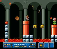 World 7-Fortress 2 from Super Mario All-Stars