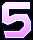 5 spaces