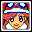 Mona's icon from the WarioWare, Inc.: Mega Microgame$! found in Wario World