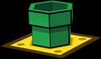 A green Warp Pipe in Paper Mario: The Thousand-Year Door