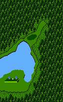 In-game map of a hole in Golf: Professional Course