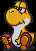 Sprite of Little Yoshi from Tetris Attack
