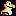 Hopping yellow Mini-Yoshi from Super Mario World