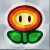 The Shiny Fire Flower sticker from Paper Mario: Sticker Star