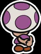 "Deep Cuts" Toad from Paper Mario: Color Splash