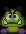 Battle idle animation of a Hyper Goomba from Paper Mario (discounting the occasional sidling, which is done at random and technically considered a separate animation)