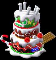 Artwork of the cake from the Nintendo Switch version of Super Mario RPG