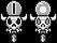 The save point (left) unactivated (right) with Wario having activated it with a 10 Gold Coin.