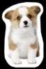 A Sticker of a Welsh Corgi Nintendog in Super Smash Bros. Brawl.