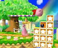 A stage from Super Smash Bros. Melee
