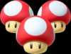 A Triple Mushroom in Mario Kart 8