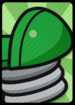 A Huge Hopslipper Card in Paper Mario: Color Splash.