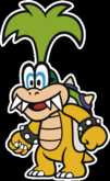 Iggy Koopa in Paper Mario: Color Splash.
