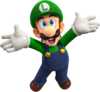 Artwork of Luigi in Mario Party Superstars