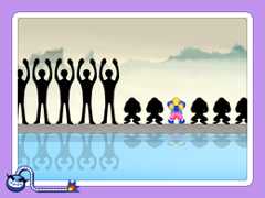 The microgame The Wave in WarioWare Gold