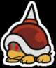Spike Top sprite from Paper Mario: Color Splash.