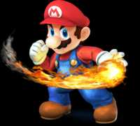 Artwork of Mario, from Super Smash Bros. for Nintendo 3DS / Wii U.