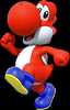 Red Yoshi from Mario Kart Tour