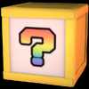 A Roulette Block from the Blockstopper! minigame in Paper Mario: Color Splash.