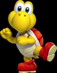 Artwork of a Koopa Troopa from New Super Mario Bros. U