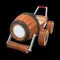 Wood tires (Mario Kart 7) on the DK Jumbo