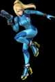 Zero Suit Samus in Super Smash Bros. for Nintendo 3DS / Wii U.