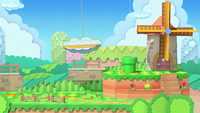 Paper Mario stage in Super Smash Bros. Ultimate