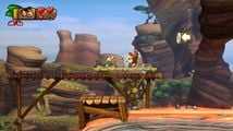 The enemy barring a Roll Attack from the Kongs