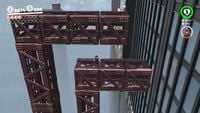 Mario standing between Girders in Super Mario Odyssey.