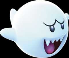 Artwork of a Boo in Mario Party Superstars