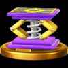 Spring trophy from Super Smash Bros. for Wii U
