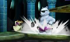 Ice Climber Polar Bear in Super Smash Bros. for Nintendo 3DS.