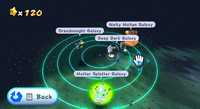 Garden dome galaxies. "Super Mario Galaxy World Map," so to say.